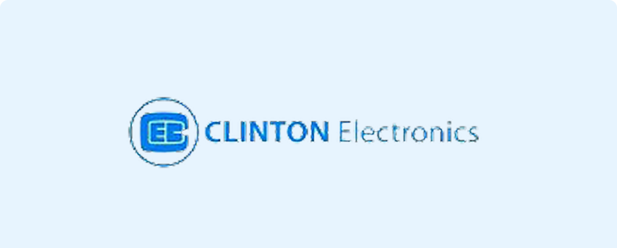 Clinton Electronics logo on white background