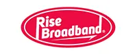 Rise Broadband brand symbol in red